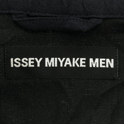 ISSEY MIYAKE MEN イッセイミヤケメン ME21FC071 ネイビー しわ加工 テーラードジャケット トップス