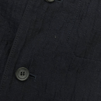 ISSEY MIYAKE MEN イッセイミヤケメン ME21FC071 ネイビー しわ加工 テーラードジャケット トップス