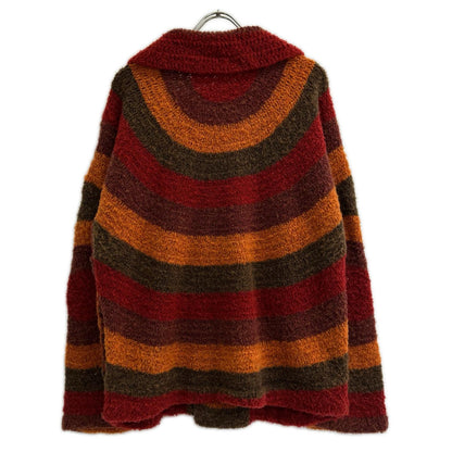 ISSEY MIYAKE MEN イッセイミヤケメン 12AW ME23KO008 オレンジ 総柄 ニットカーディガン トップス