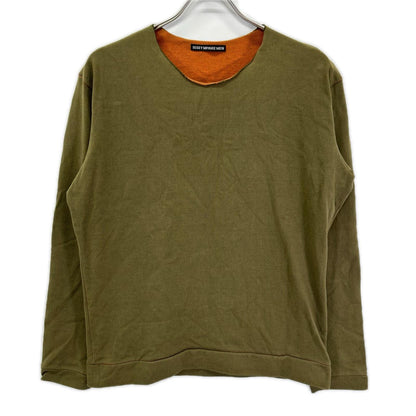 ISSEY MIYAKE MEN イッセイミヤケメン ME43JK220 カーキ コットン 長袖シャツ トップス