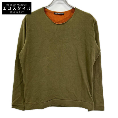 ISSEY MIYAKE MEN イッセイミヤケメン ME43JK220 カーキ コットン 長袖シャツ トップス
