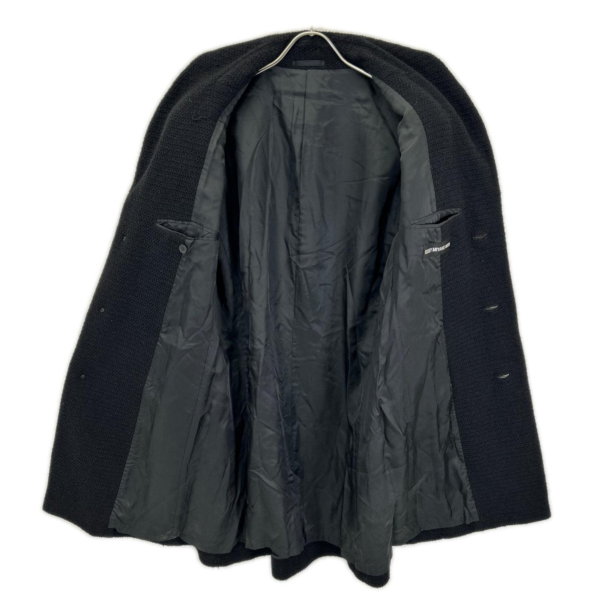 ISSEY MIYAKE MEN イッセイミヤケメン ME23FD071 ブラック ロングコート コート