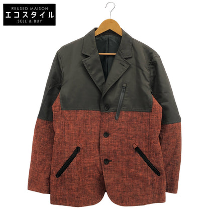 ISSEY MIYAKE MEN イッセイミヤケメン ME33FD120 オレンジ 切り替え テーラードジャケット トップス