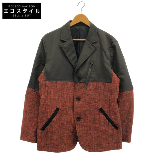ISSEY MIYAKE MEN イッセイミヤケメン ME33FD120 オレンジ 切り替え テーラードジャケット トップス