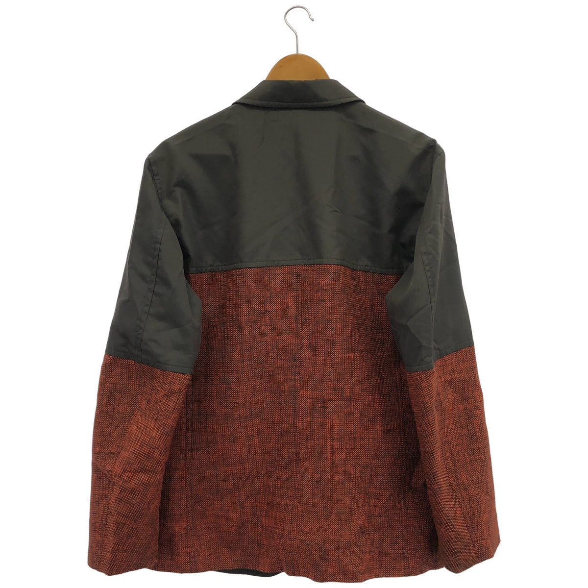 ISSEY MIYAKE MEN イッセイミヤケメン ME33FD120 オレンジ 切り替え テーラードジャケット トップス