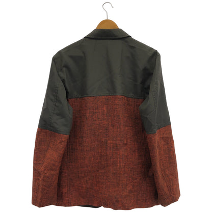 ISSEY MIYAKE MEN イッセイミヤケメン ME33FD120 オレンジ 切り替え テーラードジャケット トップス