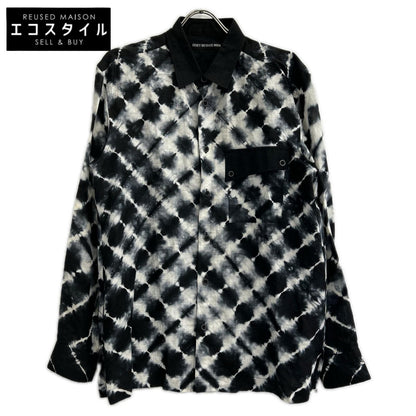 ISSEY MIYAKE MEN イッセイミヤケメン 99ss　ME91FJ115 ブラック 板染めポケットシャツ トップス