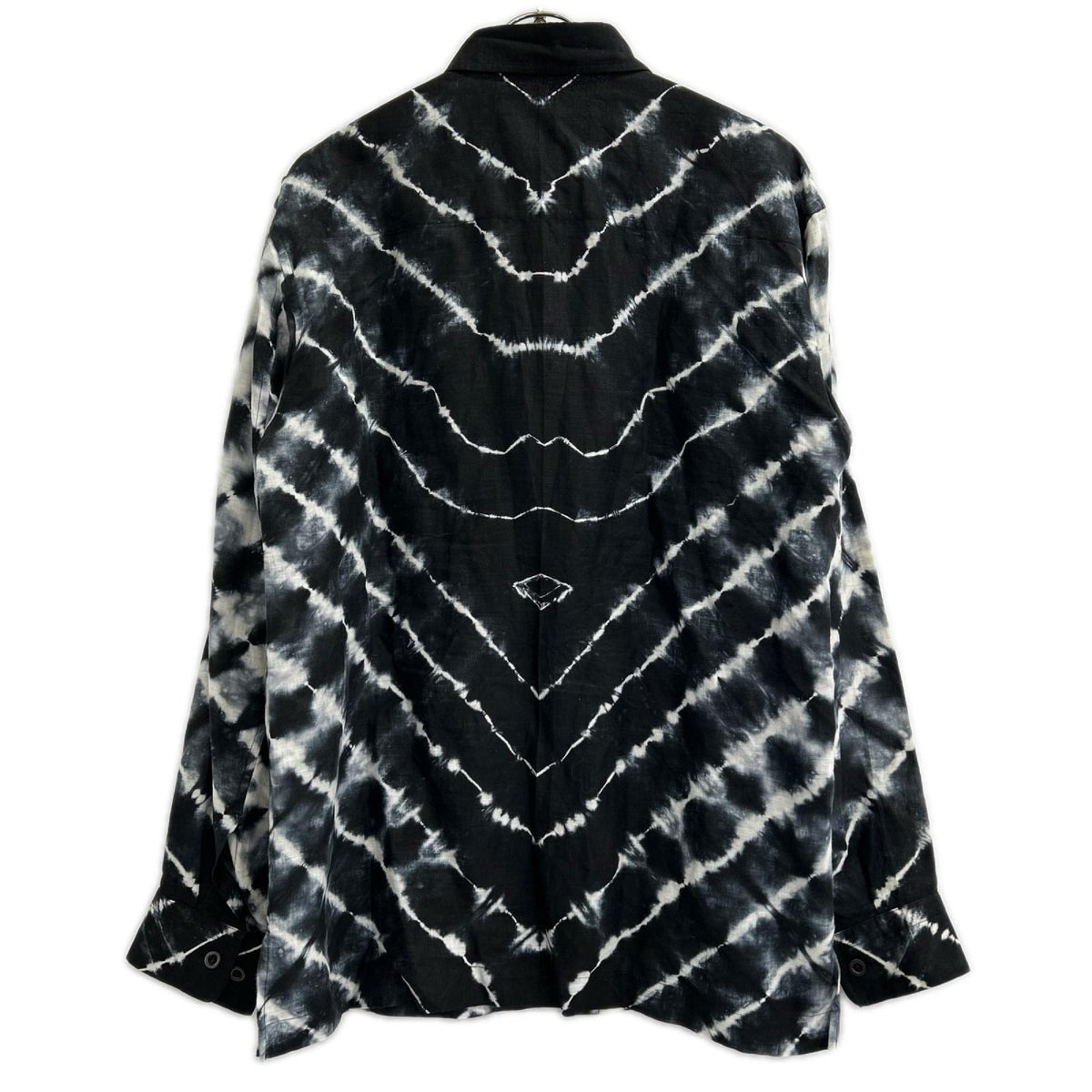 ISSEY MIYAKE MEN イッセイミヤケメン 99ss　ME91FJ115 ブラック 板染めポケットシャツ トップス