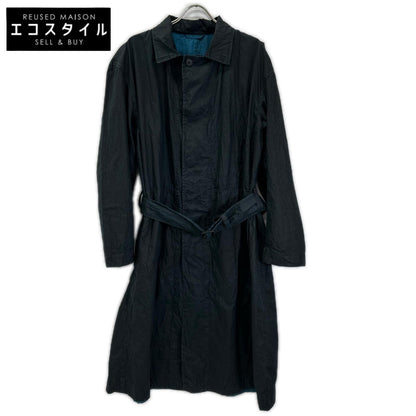 ISSEY MIYAKE MEN イッセイミヤケメン 14AW ME43FA044 ブラック×ブルー シワ加工 ジャケットコート コート