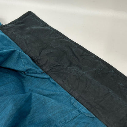 ISSEY MIYAKE MEN イッセイミヤケメン 14AW ME43FA044 ブラック×ブルー シワ加工 ジャケットコート コート