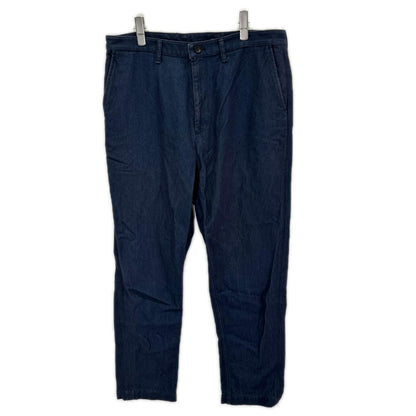 ISSEY MIYAKE MEN イッセイミヤケメン 17SS ME71FF050 ネイビー コットンツイルストレッチパンツ ボトムス