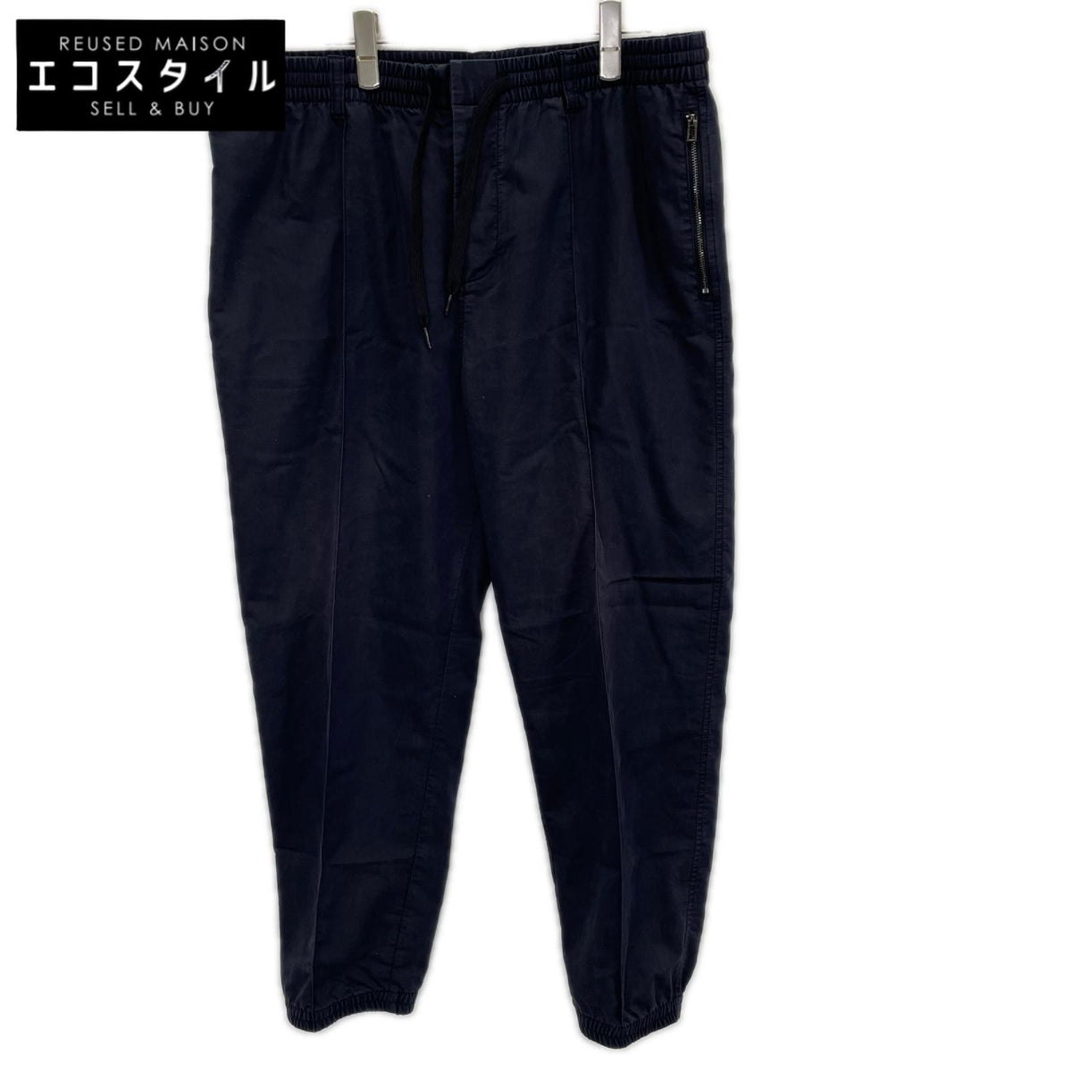 EMPORIOARMANI エンポリオアルマーニ 3R1PF5 1NSEZ ネイビー レーヨン混 ジョガーパンツ ボトムス