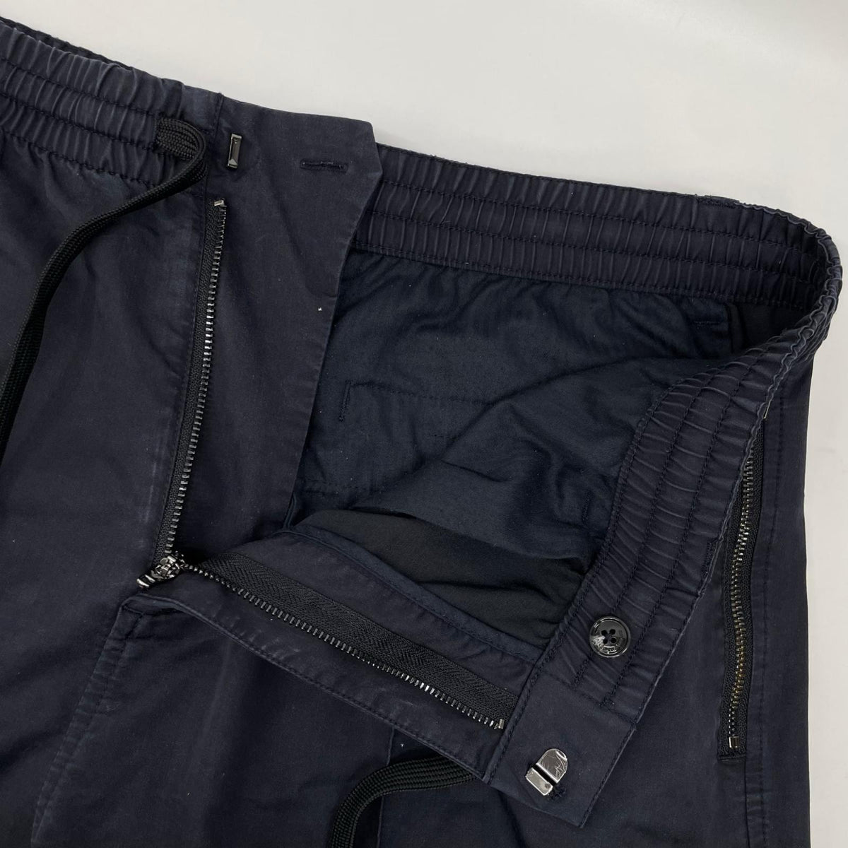 EMPORIOARMANI エンポリオアルマーニ 3R1PF5 1NSEZ ネイビー レーヨン混 ジョガーパンツ ボトムス