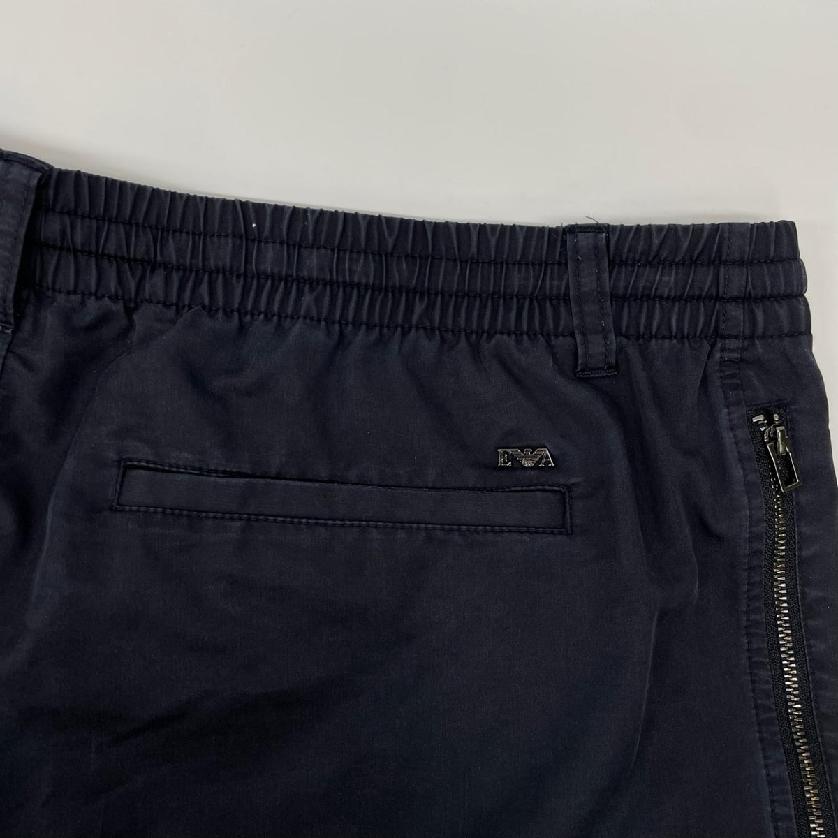 EMPORIOARMANI エンポリオアルマーニ 3R1PF5 1NSEZ ネイビー レーヨン混 ジョガーパンツ ボトムス