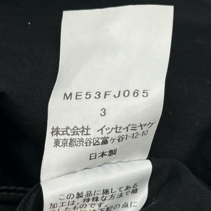 ISSEY MIYAKE MEN イッセイミヤケメン 15AW ブラック×グレー ME53FJ065 総柄 幾何学模様シャツ トップス