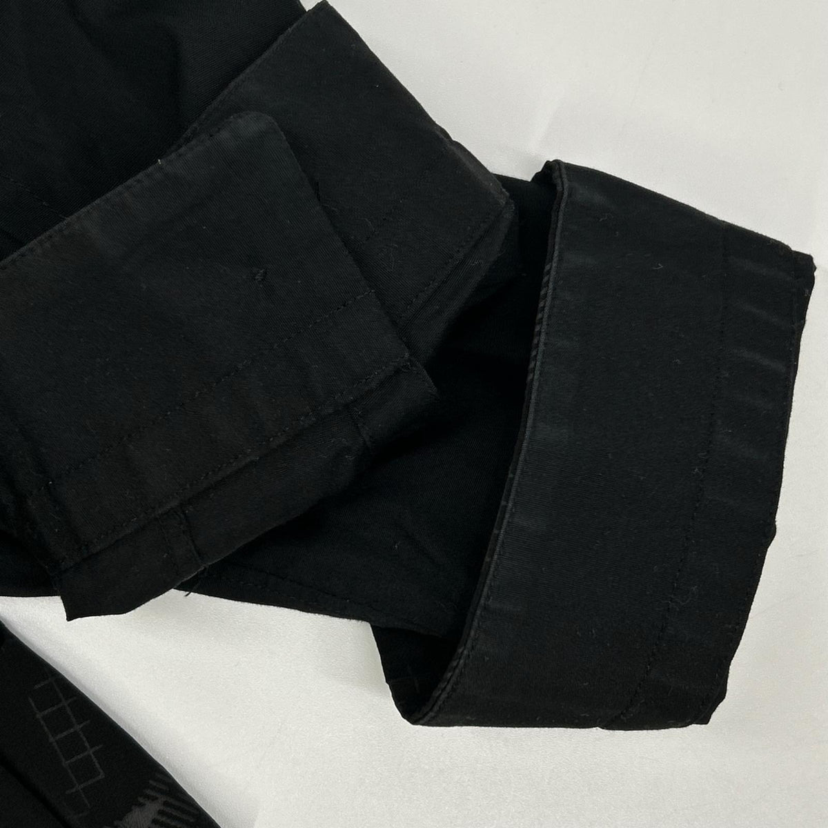 ISSEY MIYAKE MEN イッセイミヤケメン 15AW ブラック×グレー ME53FJ065 総柄 幾何学模様シャツ トップス