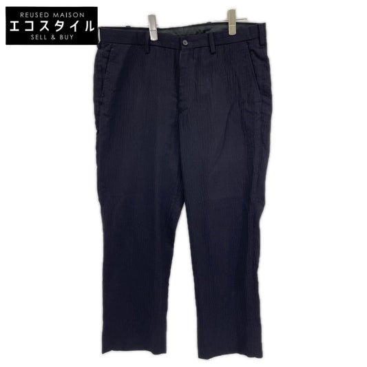 ISSEY MIYAKE MEN イッセイミヤケメン ネイビー ME21FF026 シワ加工 スラックス ボトムス