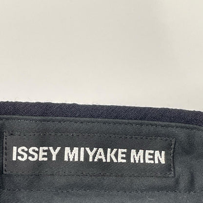 ISSEY MIYAKE MEN イッセイミヤケメン ネイビー ME21FF026 シワ加工 スラックス ボトムス
