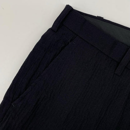 ISSEY MIYAKE MEN イッセイミヤケメン ネイビー ME21FF026 シワ加工 スラックス ボトムス