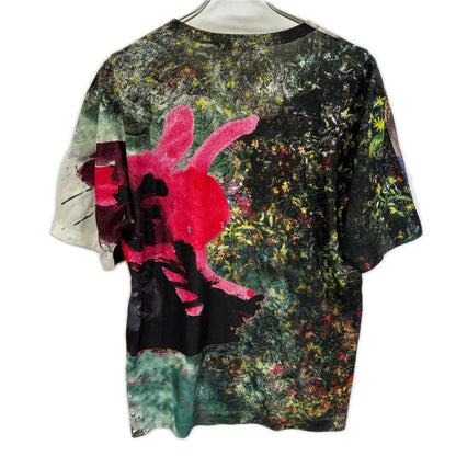 ISSEY MIYAKE MEN イッセイミヤケメン グリーン ME33JK179 総柄 半袖Tシャツ トップス