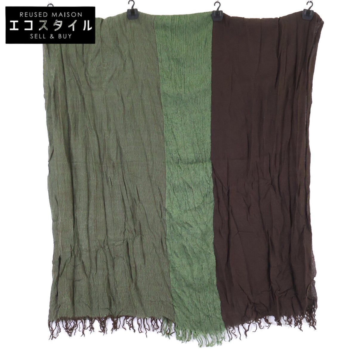 ISSEY MIYAKE MEN イッセイミヤケメン ME33AD002 シルク/ウール シュリンク ストール