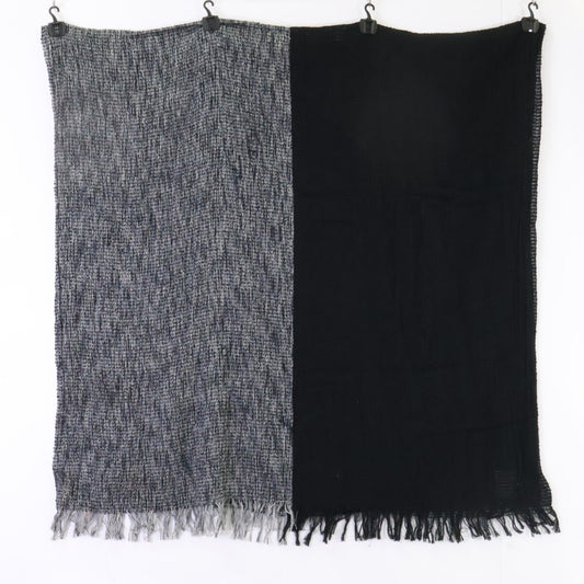 ISSEY MIYAKE MEN イッセイミヤケメン ME93AD003 バイカラー シルク混コットン ストール