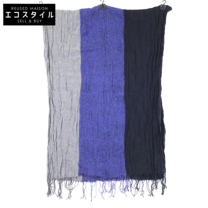 ISSEY MIYAKE MEN イッセイミヤケメン ME33AD007 コットン/ウール シワ加工 ストール