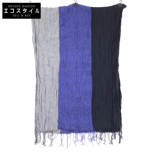 ISSEY MIYAKE MEN イッセイミヤケメン ME33AD007 コットン/ウール シワ加工 ストール