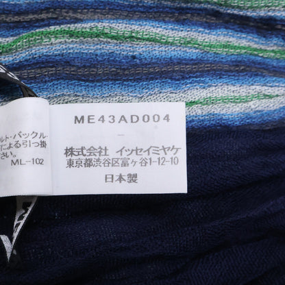 ISSEY MIYAKE MEN イッセイミヤケメン ME43AD004 コットン/ウール プリーツ ストール