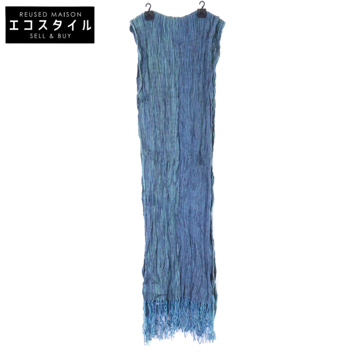 ISSEY MIYAKE イッセイミヤケ ME13AD008 シルク混ウール プリーツ ストール