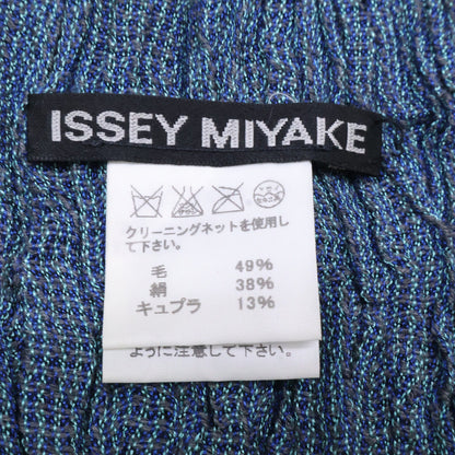 ISSEY MIYAKE イッセイミヤケ ME13AD008 シルク混ウール プリーツ ストール