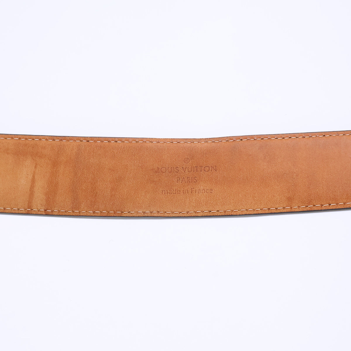 LOUIS VUITTON ルイヴィトン M9862 LVロゴバックル サンチュール オヴァール ベルト