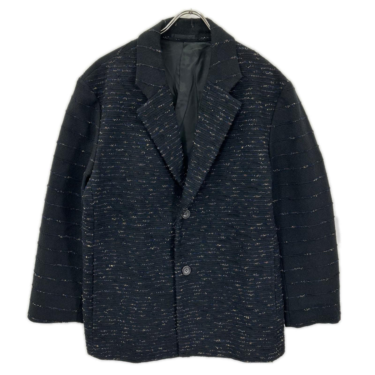 ISSEY MIYAKE MEN イッセイミヤケメン 19AW ブラック ME93FD087 裂き織り2Bテーラードジャケット ジャケット