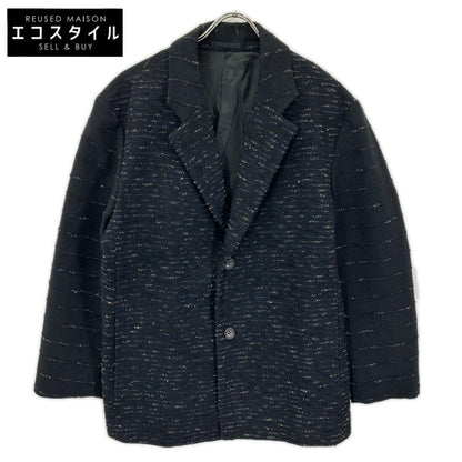 ISSEY MIYAKE MEN イッセイミヤケメン 19AW ブラック ME93FD087 裂き織り2Bテーラードジャケット ジャケット