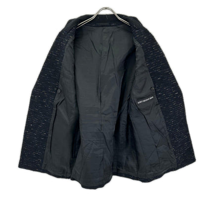 ISSEY MIYAKE MEN イッセイミヤケメン 19AW ブラック ME93FD087 裂き織り2Bテーラードジャケット ジャケット
