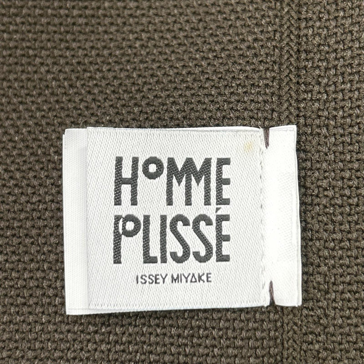 HOMME PLISSE ISSEY MIYAKE オムプリッセ イッセイミヤケ 25SS ブラウン HP51KD220 インレイド ニット スタンドカラージャケット ジャケット