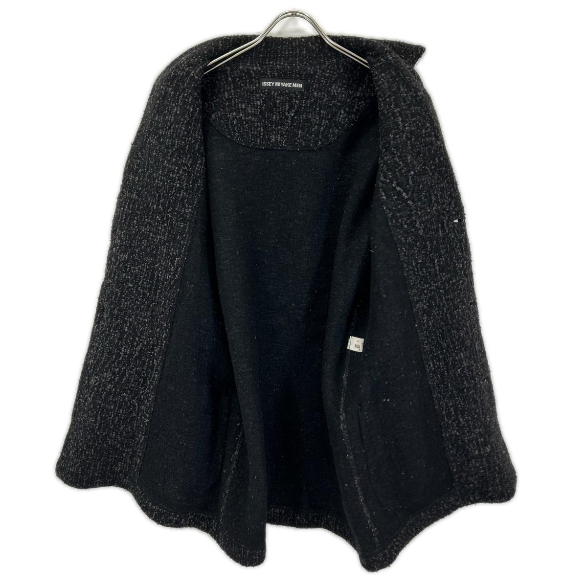 ISSEY MIYAKE MEN イッセイミヤケメン 12AW ブラック ME23KO011 ツイードニットジャケット ジャケット