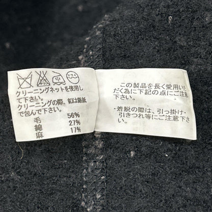 ISSEY MIYAKE MEN イッセイミヤケメン 12AW ブラック ME23KO011 ツイードニットジャケット ジャケット