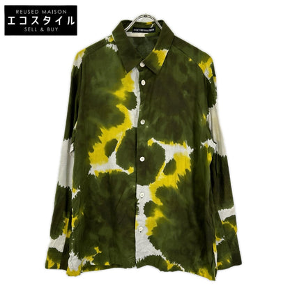 ISSEY MIYAKE MEN イッセイミヤケメン 20SS グリーン ME01FJ136 BIOTOPEプリント 長袖シャツ トップス