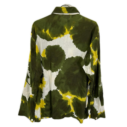 ISSEY MIYAKE MEN イッセイミヤケメン 20SS グリーン ME01FJ136 BIOTOPEプリント 長袖シャツ トップス