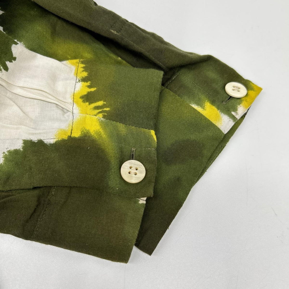 ISSEY MIYAKE MEN イッセイミヤケメン 20SS グリーン ME01FJ136 BIOTOPEプリント 長袖シャツ トップス