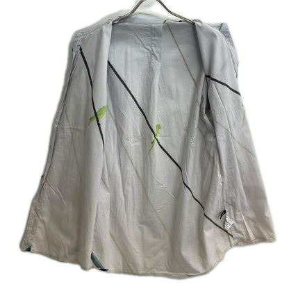 ISSEY MIYAKE MEN イッセイミヤケメン 16SS ブルー×ピンク ME61FJ034 インコ シャツ トップス