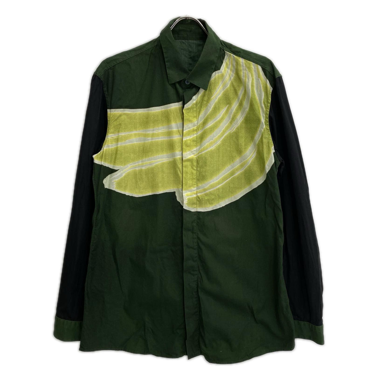 ISSEY MIYAKE MEN イッセイミヤケメン 15SS グリーン ME51FJ086 タイダイ染め シャツ トップス