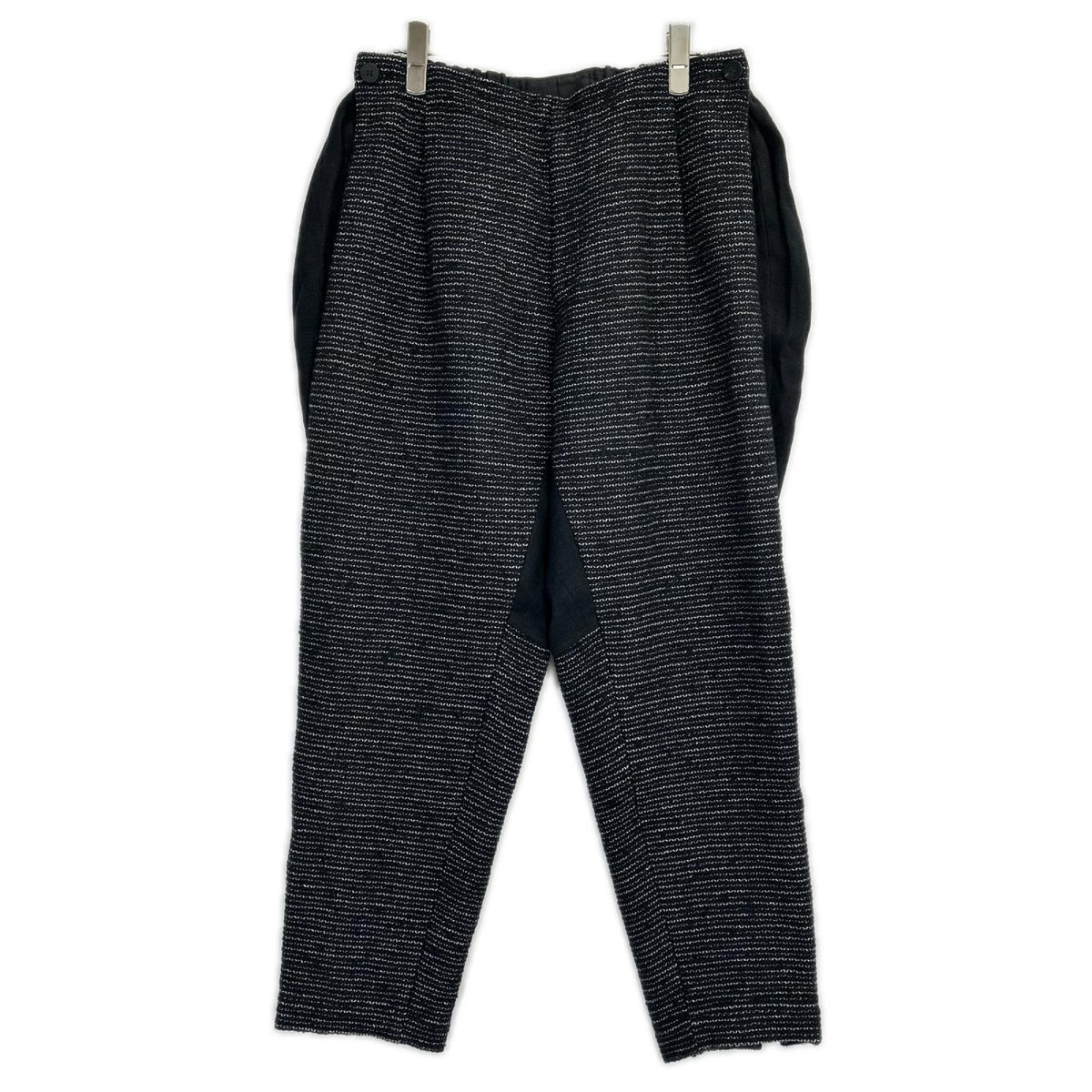 ISSEY MIYAKE MEN イッセイミヤケメン 17AW ME73FF092 ブラック サイドボタン パンツ ボトムス