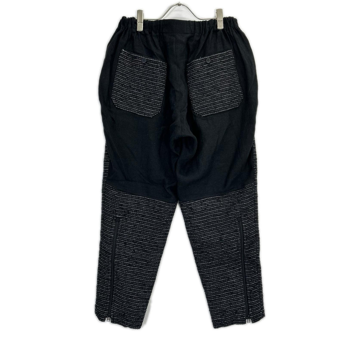 ISSEY MIYAKE MEN イッセイミヤケメン 17AW ME73FF092 ブラック サイドボタン パンツ ボトムス