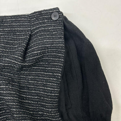 ISSEY MIYAKE MEN イッセイミヤケメン 17AW ME73FF092 ブラック サイドボタン パンツ ボトムス