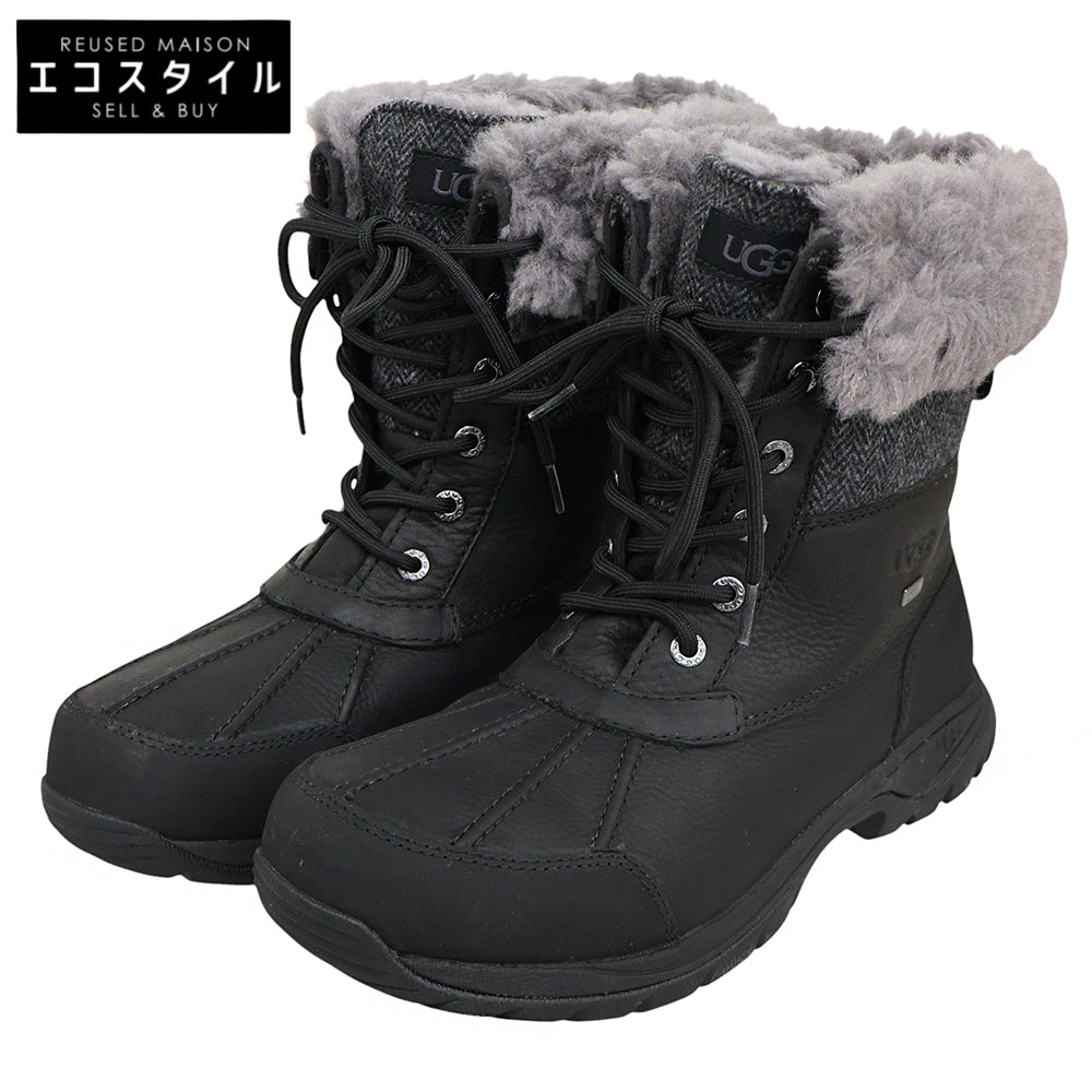 UGG アグ M BUTTE ブーツ シューズ メンズ ブラック×グレー 9 シューズ