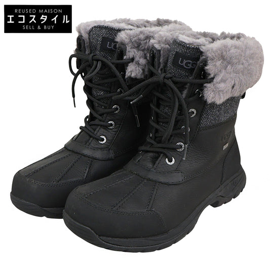 UGG アグ M BUTTE ブーツ シューズ メンズ ブラック×グレー 9 シューズ