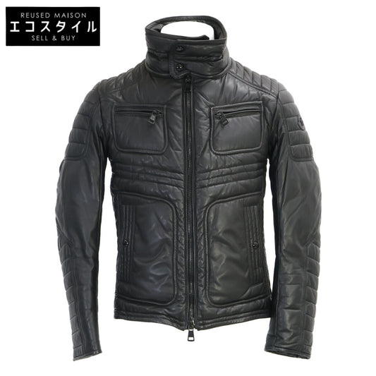 MONCLER モンクレール DIMITRI ラムレザー ライダース ダウンジャケット ジャケット