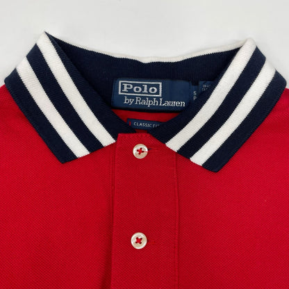 POLObyRalphLauren ポロラルフローレン レッド MLB NYヤンキースロゴ ポロシャツ トップス